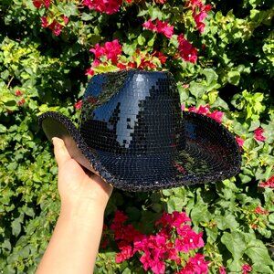 Disco Ball Mirror Cowboy Hat Cowgirl Hats for Music Festivals